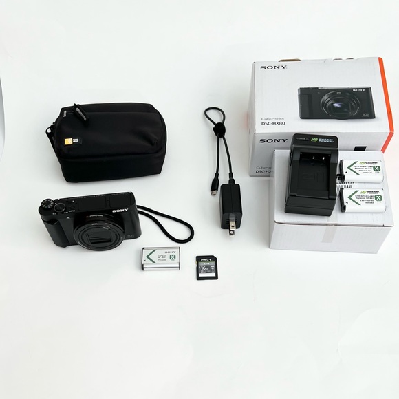 Sony Cyber-shot DSC-HX80 18.2-Megapixel Digital Camera Bundle - Picture 3 of 12